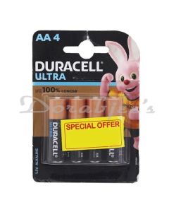 DURACELL ULTRA  AA  BATTERIES 4S