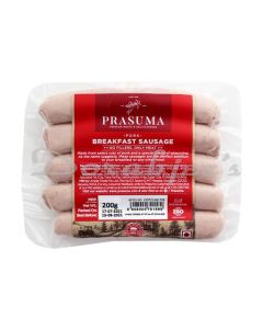 PRASUMA FROZEN PORK BREAKFAST SAUSAGE CHILL200