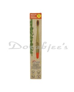 MOREPEN GUBB ORGANIC BAMBOO TOOTH BRUSH MEDIUM ORANGE