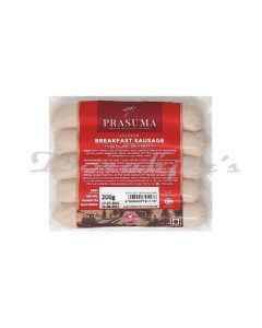 PRASUMA FROZEN CHICKEN  BREAKFAST SAUSAGE CHILLED 200G