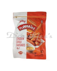 GODREJ YUMMIEZ FROZEN CHICKEN CHILLI SAUSAGES 250