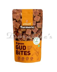 GUDWORLD ORGANIC TURMERIC GUD JAGGERY BITES 250 G