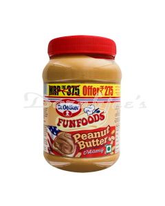 FUN FOODS CREAMY PEANUT BUTTER 750G