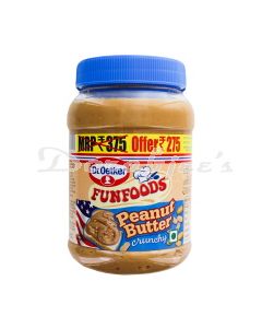 FUN FOODS CRUNCHY PEANUT BUTTER 750G