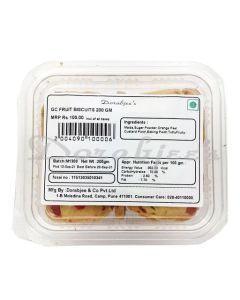 DORABJEES GC FRUIT BISCUITS 200 G