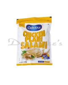 DELICIOUS FROZEN CHICKEN PLAIN SALAMI 500G