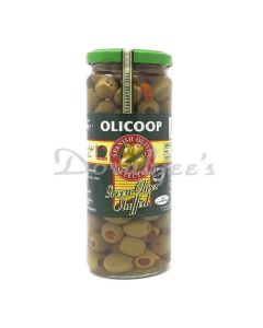 OLICOOP PIMENTO STUFFED GREEN OLIVES 450G