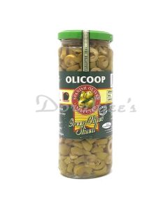 OLICOOP SLICED GREEN OLIVE 450G