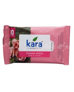 KARA ROSE & THYME TONING WET WIPES 10S