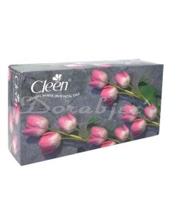 CLEEN FACIAL TISSUES 100 PULLS