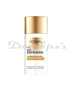 LOREAL UV DEFENDER SERUM PROTECTOR SUNSCREEN SPF 50 PA+++ CORRECT & PROTECT 50ML