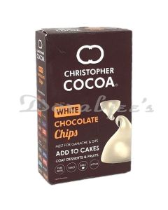 CHRISTOPHER COCOA WHITE CHOCOLATE CHIPS 200G