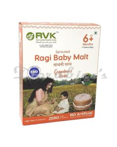 RVK FOODS  FINGER MILLET NACHINI BABY MALT FOR BABIES 6 MONTHS TO 2 YEARS.