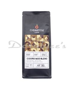 CHERRITOS COFFEE, COORG MUD BLEND (MEDIUM DARK ROAST), FRESHLY ROASTED, 250 GRAMS (GROUND)