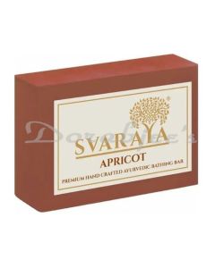 SVARAYA AYURVEDIC APRICOT SOAP 100G