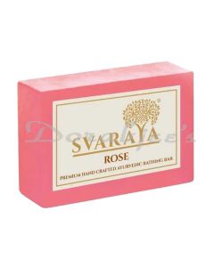 SVARAYA AYURVEDIC ROSE SOAP 100G