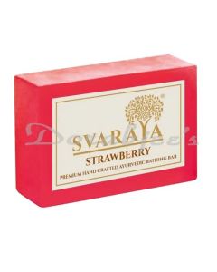 SVARAYA AYURVEDIC STRAWBERRY SOAP 100G