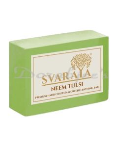 SVARAYA AYURVEDIC NEEM TULSI SOAP 100G