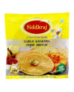 SIDDHRAJ  GARLIC KHAKHRA  200G