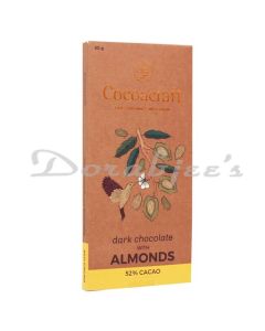 COCOACRAFT DARK COOKING CHOCOLATE WITH ROASTED ALMONDS 80G