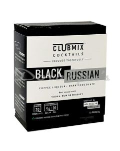 CLUBMIX COCKTAILS BLACK RUSSIAN COCKTAIL MIXER 10 PACKETS