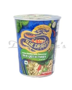 BLUE DRAGON INSTANT CUP NOODLE THAI GREEN CURRY 63 G