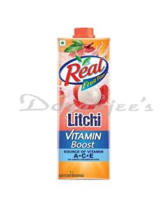 REAL VITAMIN BOOSTER JUICE LITCHI 1 LTR