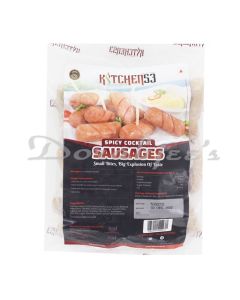 KITCHEN 53 FROZEN  CHICKEN SPICY COCKTAIL SAUSAGES 500G