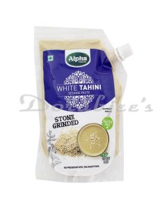 ALPHAFOODS NATURAL TAHINI PASTE  WITH SPOUT PACKAGING WITH NO ADDITIVES  500 G