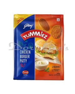 YUMMIEZ CHICKEN BURGER PATTY 500GM