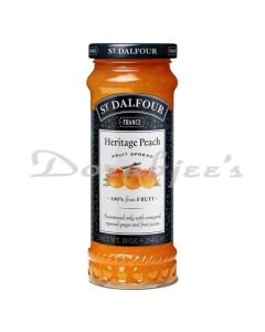 ST DALFOUR HERITAGE PEACH FRUIT SPREAD 284 G