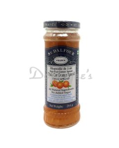 ST.DALFOUR NO SUGAR ADDED PRESERVE THICK CUT ORANGE MARMALADE 284G