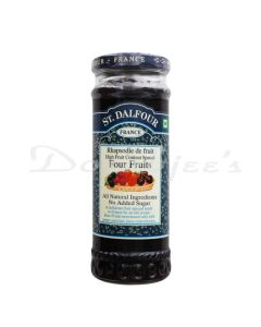 ST.DALFOUR NO SUGAR ADDED PRESERVE FOUR FRUITS 284G