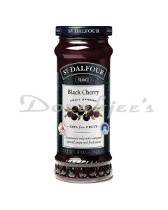 ST DALFOUR BLACK CHERRY FRUIT SPREAD JAM 284G