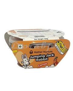 MOTHER NURTURE   JUMPING JACK RABBIT   CARROTS   STAGE 1   BABY FOOD 100G