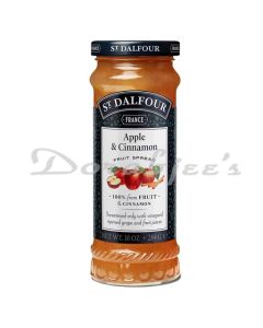 ST DALFOUR APPLE CINNAMON  FRUIT SPREAD  285G