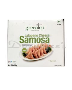 GREENTOP FROZEN JALAPENO CHEESE SAMOSA 400G