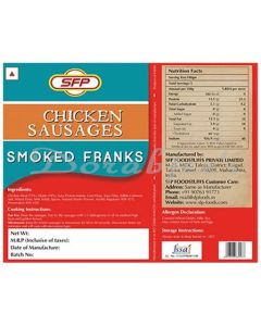 SPF CHICKEN FROZEN SMOKED SAUSAGES 500G ARE FULL OF FLAVOR