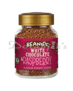 BEANIES COFFEE INSTANT WHITE CHOCOLATE RASPBERRY 50G