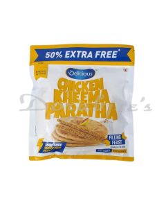 DELICIOUS FROZEN CHICKEN KHEMA PARATHA 350G