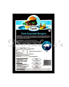 CAPELLA FROZEN PORK GOURMET BURGER 500G