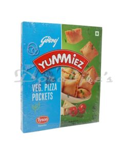 GODREJ YUMMIEZ FROZEN VEG PIZZA POCKETS 330G