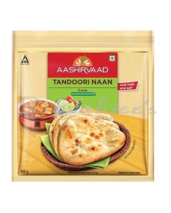 AASHIRVAAD FROZEN READY TO COOK TANDOORI NAAN4 00G