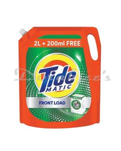 TIDE MATIC LIQUID DETERGENT 2L PLUS 200 ML FREE   FRONT LOAD WASHING MACHINE