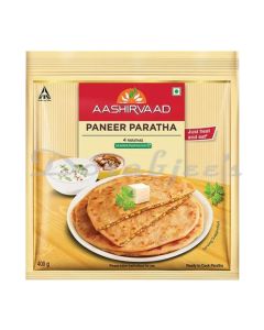 AASHIRVAAD FROZEN READY TO COOK PANEER PARATHA 400G