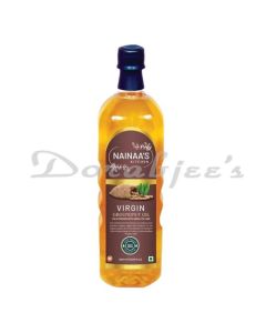 NAINAAS KITCHEN VIRGIN GROUNDNUT OIL 1 LTR