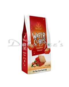 KRAVOUR WAFER CUBE BISCUITS  HAZELNUT FLAVOR 100G