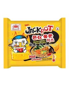 JACKPOT CHEESE AND BUTTER HOT CHICKEN NOODLES 100G