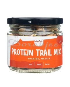 WEVIVE INDIA PROTEIN TRAIL MIX ROASTED MASALA 200G