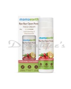 MAMAEARTH BYE BYE FACE CREAM FOR PORE TIGHTENING WITH ROSEHIP & NIACINAMIDE 30 G